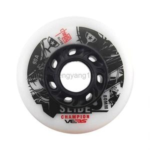 Sline Roller Paten Orijinal Seba Sline Skate Wheels Slayt Şampiyonu 90A Slalom Sürgülü Silindir Patlama Tekerlekleri 72 76 80mm 8pcs/Set Patines Lastikleri HKD230720