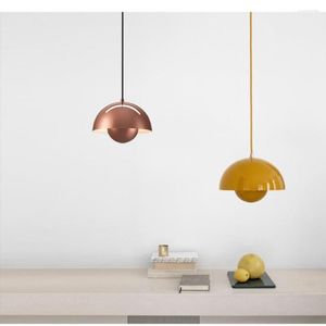 Pendant Lamps High Quality Nordic Color Restaurant Modern Style Light Semicircular Led Hanging Ceiling Lamp