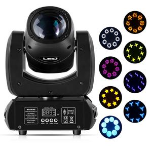 Vato de LED 100W Fase de iluminação de cabeça em movimento GOBO Wash Mini Aço Aço Canhão para Discos DJ Bar Stage KTV Party Concert