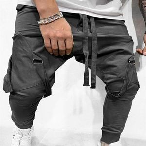 Pants Men Jogger Pantalones Streetwear Style Fitness Funny Pants Jogger z 5 kolorami mody Casual Style303a