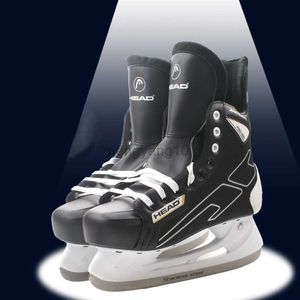Łyżki rolki zimowe hokejowe buty hokejowe buty Profesjonalne but z łyżwiarstwem pu termal zagęszcza wygodne dla początkujących nastolatków dla dzieci HKD230720