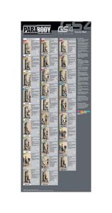 Body GS4 System Träningsdiagram Poster Målning Tryck Heminredning inramad eller Oframat Popaper Material3088316C1912235