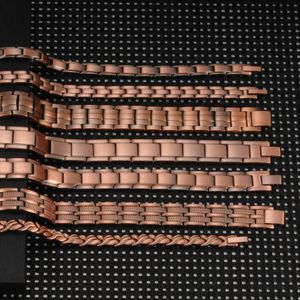 Bangle Vintage Magnetic Armband Mens Pure Copper Energy Health Chain och 230719