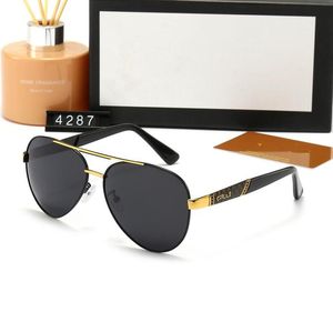 Óculos de sol de designer de moda Óculos de sol clássicos Óculos de sol de praia ao ar livre polarização para homem 7 cores assinatura G4287