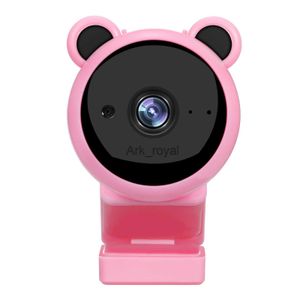 Webbkameror 1080p webbkamera med mikrofon USB 20 skrivbordsbärbar dator USB -kameraplugg och spela webbkamera för videoströmningskonferens J230720