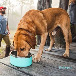 Boomer Dog Bowl 32 oz rostfritt stål tumlar dubbelvägg vakuumisolerad stor kapacitet 32 ​​oz husdjur levererar mugs162t