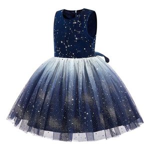 Girls' Dresses Fashion princess children's skirt trend breathable lace mesh flower embroidery clothing 1265263e