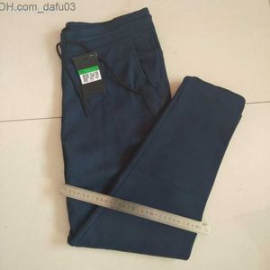 سروال الرجال الجديد الداكن Blue Tech Mens Designer Jogger Track Track Pants Slothing Side Strip