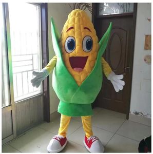 Traje de mascote de milho adorável de halloween de alta qualidade personalizar comida de desenho animado pelúcia personagem tema de anime tamanho adulto fantasia de carnaval de natal