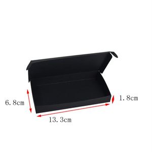 13 3 6 8 1 8 cm Schmuck Perlenpaket Schwarz Kraftpapier Geburtstagsfeier Kerze Dekoration Box Süßigkeiten Geschenkbox Schokolade Verpackung Cardb287f