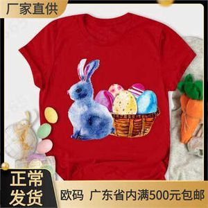 2021 Oeuf de Pâques pour femmes New Rabbit T-shirt Top Summer