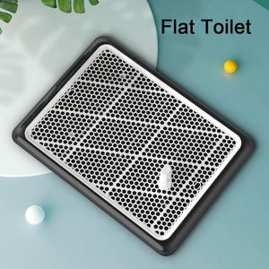 Kennele Pióry Przenośna Toliet Toliet Training Plastic z filarem mata toaletowa nocna taca na podkładkę