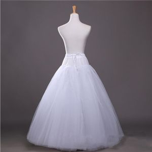 4 camadas tule sem argolas acessórios de casamento anágua para noiva tutu anágua lolita saia inferior vestido de baile jupon crinoline262q