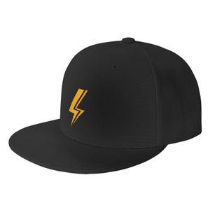 Snapbacks Lightning Cool Flat Baseball Cap Hip Hop Mens Tonåring Buckle Truck Hat Polyester Four Season Leisure 230719