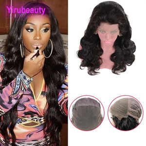 Indiian Human Hair Lace Wigs Pre Plucked 12-30inch Body Wave Full Lace Wig Natural Color Curl Virgin Hair Products263u