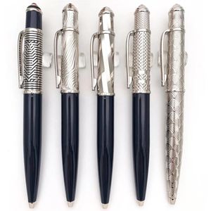 Yamalang Luxury Quality Classic Pen Long Thin Barrel Roller Ball Ball Point Pen Rainless Steel Ragging Writing Smooth Office Stati273g