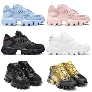 2024 Neuer Mode-Sneaker Freizeitschuh Gummi Herren Low Capsule Luxus 4 Farbe Damen Outdoor-Reisen Designer-Plattform Walk Wanderung Laufen Sporttrainer Tennisschuh Mädchen Track