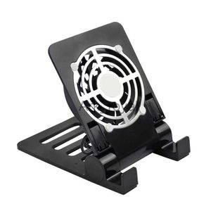 Other Cell Phone Accessories New 2022 USB Desk Phone Fan Quiet Cooling Pad Radiator with Foldable Stand Holder for iPhone iPad Tablets Laptops J230720