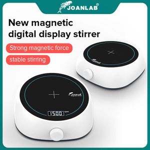 Lab levererar digital display magnetisk omrörare magnetisk agitatorblandare 2L omrörningskapacitet med omrörningsstång 110V till 220v271y