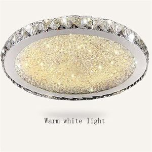 Luksusowe okrągłe LED Crystal sufit Light Ultrathin 6 cm Płupki Light