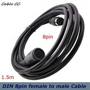 Computer Cables & Connectors Male To Female 8 PIN DIN Extention Speaker Audio Cable Conference System Line Hand In Microphone Line206t