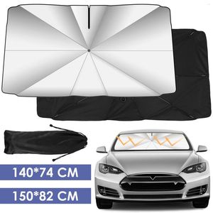 Umbrellas L Car Windshield Sunshade Umbrella Foldable Auto Front Window Vehicle Interior Sun Shade Visor Sturdy Automotive