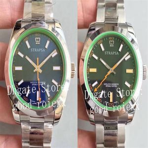 40mm 904L Steel Watches Mens Automatic Watch Men Cal 3131 Crystal Glass ETA 116400 ARF WRISTWATCHES BOX210S