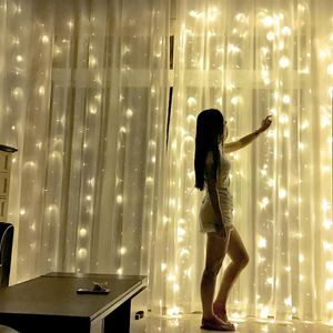 4M x 3M 400LED Icicle String Lights Christmas Fairy Lights new year xmas Home For Wedding Party Curtain Garden Decoration232q