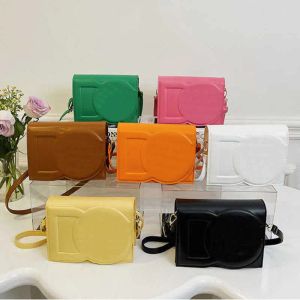 2023 Ny modedesigner Bag Macaron Cross Body Messenger Bag Women Solid Color Shoulder Bag Liten Design Ins Foreign Style Crossbody