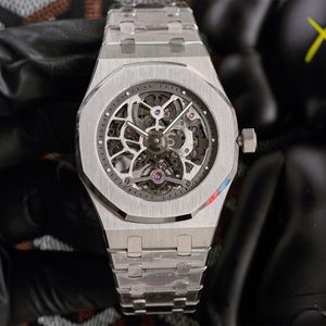 Ze względu na to, że męskie obserwuj Hollow Mechanical Stoli Sapphire Waterproof Waterproof Orologio di Lusso Fashion Na rękę 41 mm Tourbillon