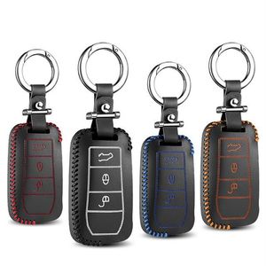 자동차 열쇠 가방 가죽 OEM Key Cover for Porsche Cayenne 2007-2020 자동차 키 케이스 홀더 자동차 액세서리 217N