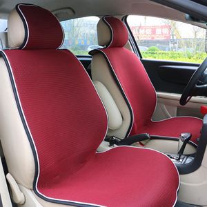 1 PC Breattable Mesh Car Seat Cover Pad Fit For De flesta bilar Summer Cool Seats Cushion Luxurisk universell storlek Bilkudde248i