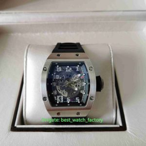 Hochwertige Herrenuhr 39,3 mm x 48 mm RM010 EXTRA FLAT Skelett-Designeruhren Edelstahl Saphirglas Transparente mechanische Automatik-Herrenarmbanduhren