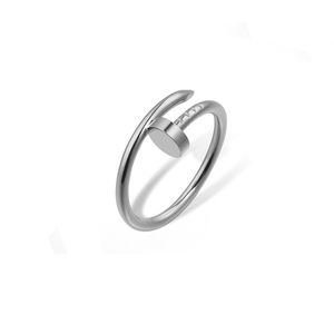 Pierścień Pierścień męski do pierścienia paznokcia Pierścień Pierścień projektant projektant Srebrny Klucz Emerald Midi Obiecing Titanium Biżuteria Steel Mężczyzn biżuterii z złota szterling