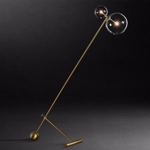 Modern Metal Floor Lamp Restaurant Bar Villa hem vardagsrum Läsande sovrum förutom Stand Light FA176188T