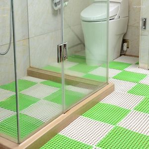 Badematten 8PCS oder 4PCS Matte DIY Nähen Badezimmer Teppich Teppich Wasserdicht für Toilette Küche Rutschfester Boden Staubdicht
