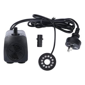 800L H 15W Submersible Pump Mini kraftfullt vatten med nätsladd och LED -ljus för akvariumfisk tank fontäner dammar en luft pumpar 303e