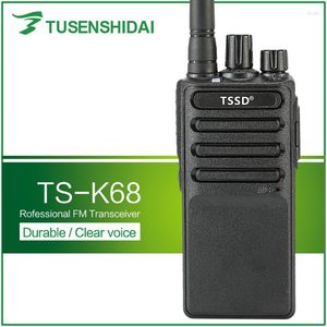 Walkie Talkie Marca portatile UHF 400-470Mhz Radio bidirezionale TSSD K-68