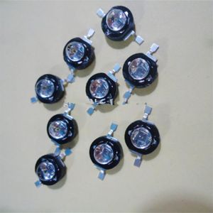 100pcs الدعامة السوداء 3W IR LED رقائق 60 120 درجة الحزمة صب الأشعة تحت الحمراء LED الثنائي الصمام الثنائي 940NM DIY الرؤية الكاميرا 238U