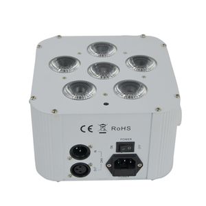 Высококачественный 6x18w аккумуляторный и беспроводной DMX LED UP с Flight Case329X