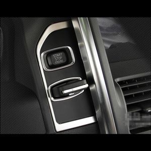 Acciaio inossidabile Pannello foro chiave decorazione copertura rivestimento interno Strisce dispositivo di accensione per accessori auto Volvo XC60252x