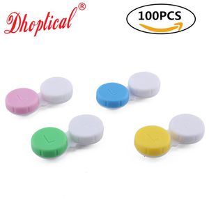 contact lens case 100pcs glasses case contact lense case good quality low by dhoptical2910