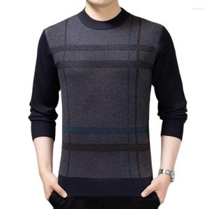 Camisolas Masculinas Tendência da Moda Outono e Inverno Homens Camisola de Manga Longa Gola Quente Jovem Bonito Negócios Roupa Casual Pulôver