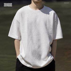 Camisetas masculinas verão estilo chinês soltas cor sólida camisa oversize roupas masculinas harajuku casual manga curta tamanho grande preto tops masculino