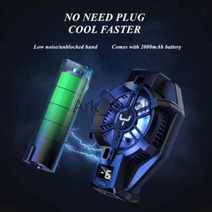 Inne akcesoria do telefonów komórkowych X29 Przenośna semductor ABS chłodnica telefonu komórkowego Radiator W Bateria dla iOS Android Gaming Akcesoria Universal Cooling Fan J230720