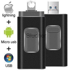 Speicherkarten USB-Stick USB-Stick für iPhone 66s6Plus77Plus8X UsbOtgLightning 32g 64gb Pen Drive für iOS Externe Speichergeräte x0720