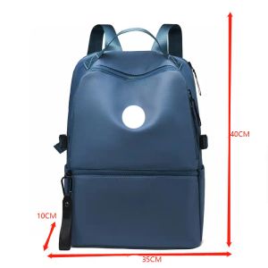 lu yoga çantası tasarımcı sırt çantası 22L kapasite ekibi sırt çantası unisex erkek ve kadın spor ve eğlence çok deplasmanlı omuz çantası açık bilgisayar çantası orijinal