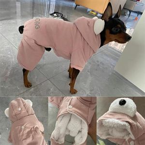 Roupas para cães Bonito Chihuahua Macacão Inverno Quente Roupas para Animais de Estimação Para Cães Pequenos Pinscher Maltês Macacões Pijamas Disfraz De Perro