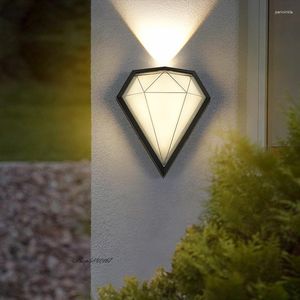 Duvar lambası dış ışık ışıkları modern basit LED aydınlatma Accans Su geçirmez çatı katı avlu bahçe dış dekor