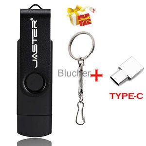 Minnekort USB -stick 3 i 1 hög hastighet USB Flash Drive OTG Pen Drive 64 GB 32 GB Adapter 16 GB Micro USB Stick Red Extern lagring Ge bort typec Gift X0720